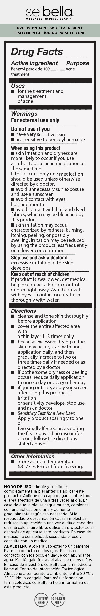 Sei Bella Clarity Clear Precision Acne Spot Treatment (ifp) Drug Facts Jpg.jpg (Sei Bella Clarity Clear Precision Acne Spot Treatment (ifp) Drug Facts Jpg)
